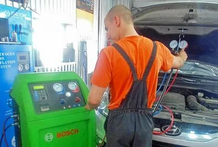 Зареждане на автомобилни климатици