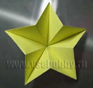 Asterisk оригами с ръцете си