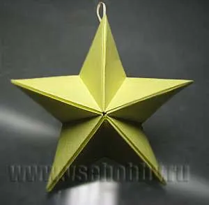Asterisk оригами с ръцете си