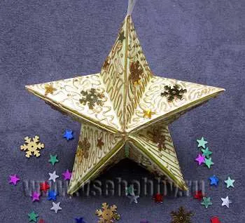 Asterisk оригами с ръцете си