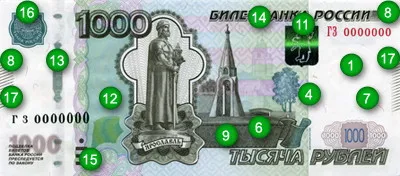 1000 бележки как да се място фалшив 643, в брой