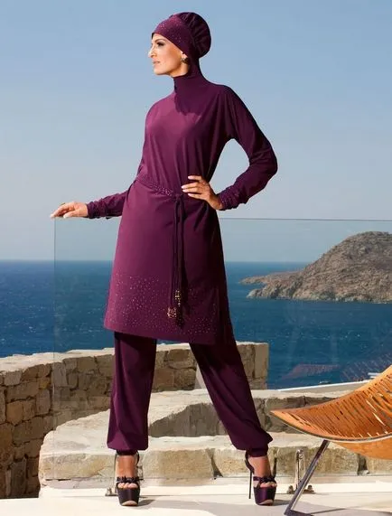 13 мюсюлмански бански преглед burkini снимка (бански костюми) 13 мюсюлмански бански преглед burkini Фото
