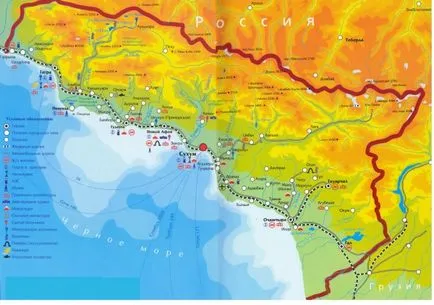 Абхазия на картата на България (карти) Абхазия на картата на България