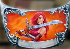 Airbrush на кола с ръцете си, стъпка по стъпка