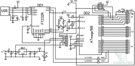 Arduino със собствените си ръце с USB порт
