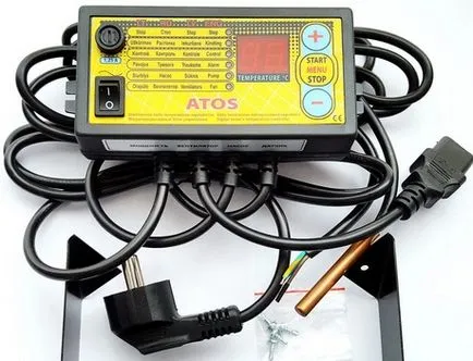 Автоматика за котли устройство, връзка здрава и настройка (220V 50Hz Мощност) Автоматика за котли на твърдо гориво устройство, свързване и настройка