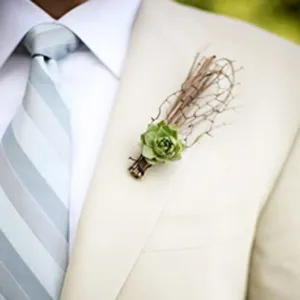 Boutonniere a kezüket rostanyagok és a gyűjtemény inspirációt