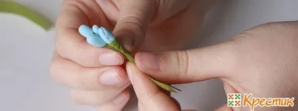 Boutonniere a vőlegény a kezüket