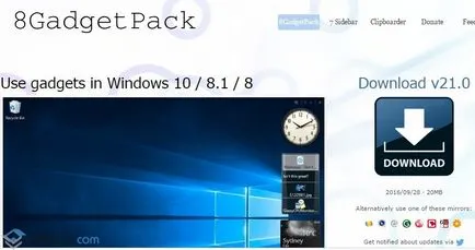 Az óra az asztalon windows 10