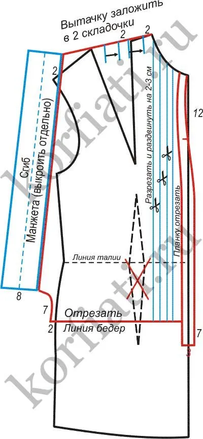 Блуза с техните ръце шифон практически съвети за шиене