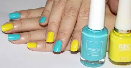 Turquoise лак за нокти свеж тенденция това лято