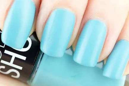 Turquoise лак за нокти свеж тенденция това лято