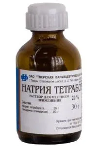 Borax до методи за използване на глицерин, противопоказания и странични ефекти