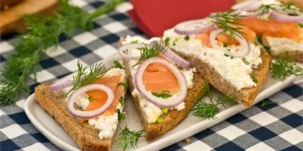 Сандвичи на почивка маса рецепти със снимки