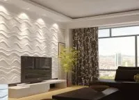 Стената на тапицерия в апартамента