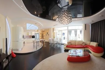 таван Черен лъскав участък