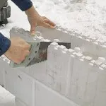 A hab vágott blokkok szükséges eszköz kiválasztása