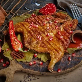 Пиле Tabaka, 12 рецепти със снимки на сайта - за плакат и хранително-вкусовата