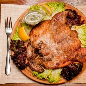 Пиле Tabaka, 12 рецепти със снимки на сайта - за плакат и хранително-вкусовата