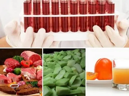 Диета за кръвна група - настолни продукти и менюта