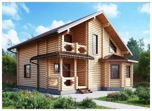 Дървени къщи до ключ купуват евтини, Цена, Фото проекти и едноетажна