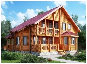 Дървени къщи до ключ купуват евтини, Цена, Фото проекти и едноетажна