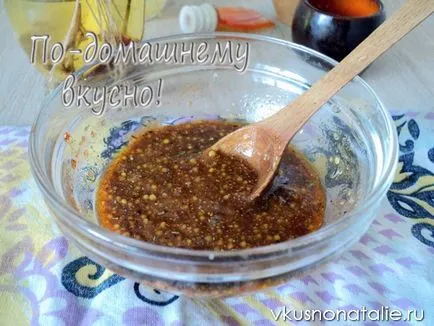 Начало pastorma на пиле (гърдата)