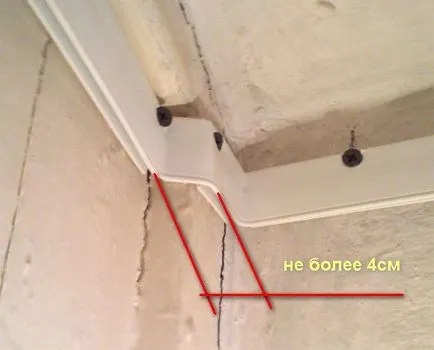 Допълнителни работи при монтаж на окачени тавани