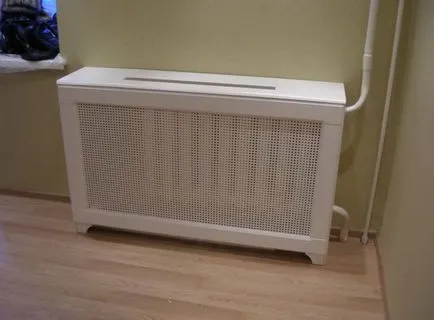 Az akkumulátor fűtési közel a kezüket (fotó)