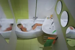 Снимки обновени баня в апартамента и къщата (вана в ремонт) Снимки обновени баня в апартамента и къщата