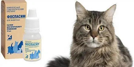 Fospasim описание котка, цел прилагането