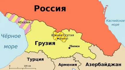 Къде е Абхазия, на картата на света, това е мястото, където Абхазия