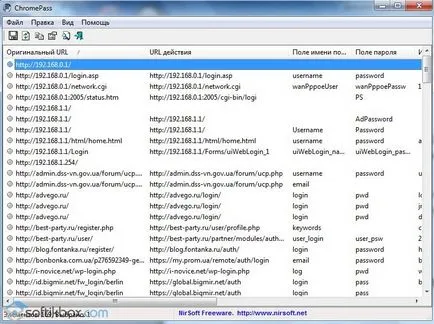 Който съхранява пароли в Chrome
