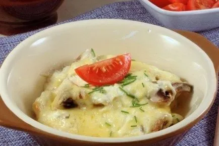 Гъби, печени на фурна рецепти и снимки, как да се пекат гъби и да направи готвене