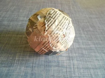 Играчки от папиемаше с ръцете си
