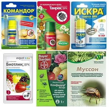 Инсектициди класове на опасност група, приложение в крайградски район