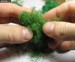 Производство на трева за диорами