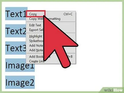 Как да копирате и поставите съдържанието на PDF файла в нов файл