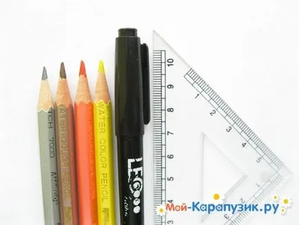Как да се направи дакел моливи етапи () Как да се направи такса молив в етапа