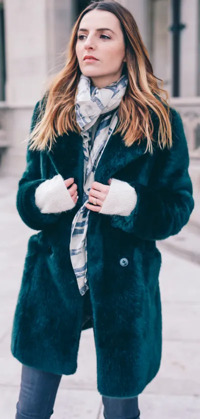 Как да нося шал под шуба съвети мода стилист!