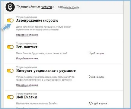 Как да деактивираме абонамент за Beeline