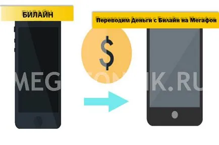 Как да прехвърля пари с мегафон на Beeline - инструкциите за прехвърляне на пари от Beeline мегафон