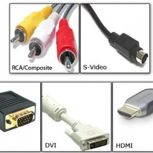 Как да се свържете лаптоп към телевизор - чрез HDMI, WiFi рутер, VGA, DVI, RCA (чинч)