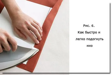 Как да се подгъва на дъното на поли, рокли, пердета и други продукти (снимки) - платове