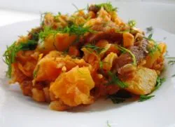 Как да гасят картофи с месо