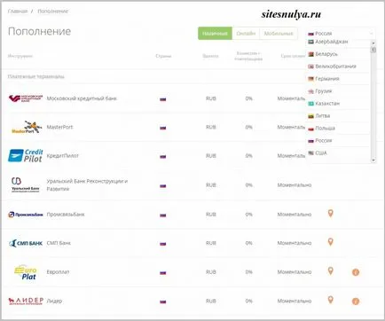 Как да се запълни една единствена чантата w1, уеб сайт от нулата