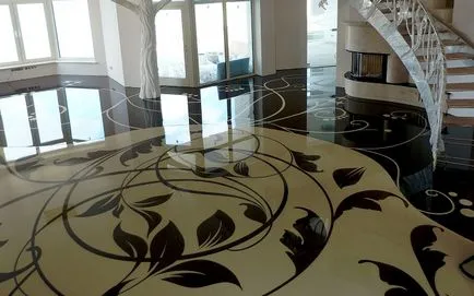 Как да се излива на пода в апартамента