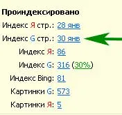 Как да проверите сайта на индексиране и страници в Yandex и Google