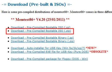 Как да проверите паметта за грешки в Windows 7 и memtest86