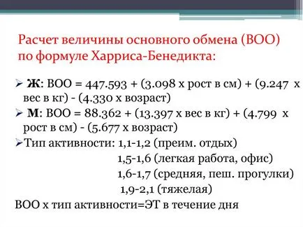 Как да изчислим калориите, предвид особеностите на организма
